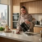 ⁦تايفون غلاية مياه كهربائية 2200 واط 1.8 لتر 304 استالس اسود TY-01-001 B⁩ - الصورة ⁦7⁩