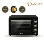 دانسات فرن كهربائي 100 لتر 2700 واط اسود DAN100-EOF