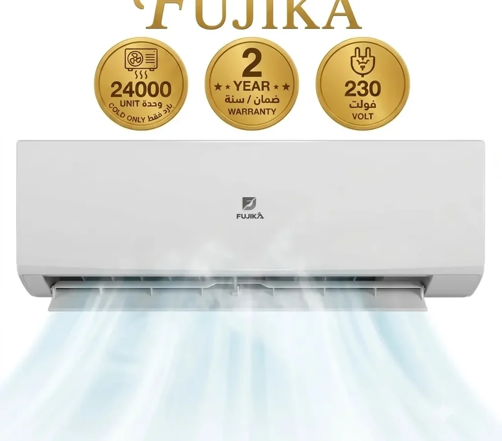 فوجيكا مكيف سبليت - 24000 وحدة - بارد فقط - أبيض - FJK-24SC