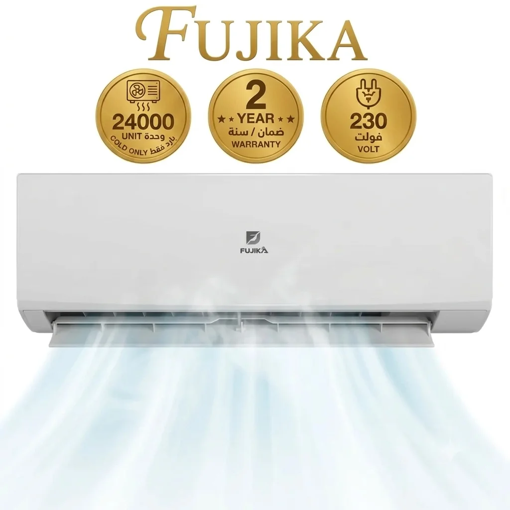 فوجيكا مكيف سبليت - 24000 وحدة - بارد فقط - أبيض - FJK-24SC