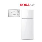 دورا سات ثلاجة بابين بخار 16.47 قدم 470 لتر ابيض DS470NF
