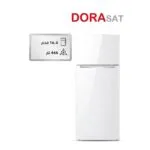 دورا سات ثلاجة بابين بخار 16.47 قدم 470 لتر ابيض DS470NF