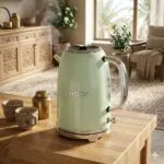 ⁦تايفون غلاية مياه كهربائية 2200 واط 1.8 لتر 304 استالس أخضر TY-01-001 G⁩ - الصورة ⁦5⁩