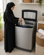 ⁦اوكارينا غسالة اوتوماتيك علوية 10 كيلو 10 برامج موتور نحاس سلفر OCRWMOU1210B⁩ - الصورة ⁦3⁩