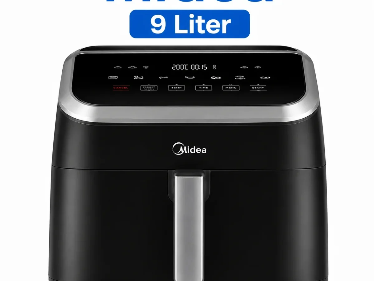 قلاية هوائية ميديا WideMax سعة 9 لتر بتحكم رقمي – MAD-900F2BPK