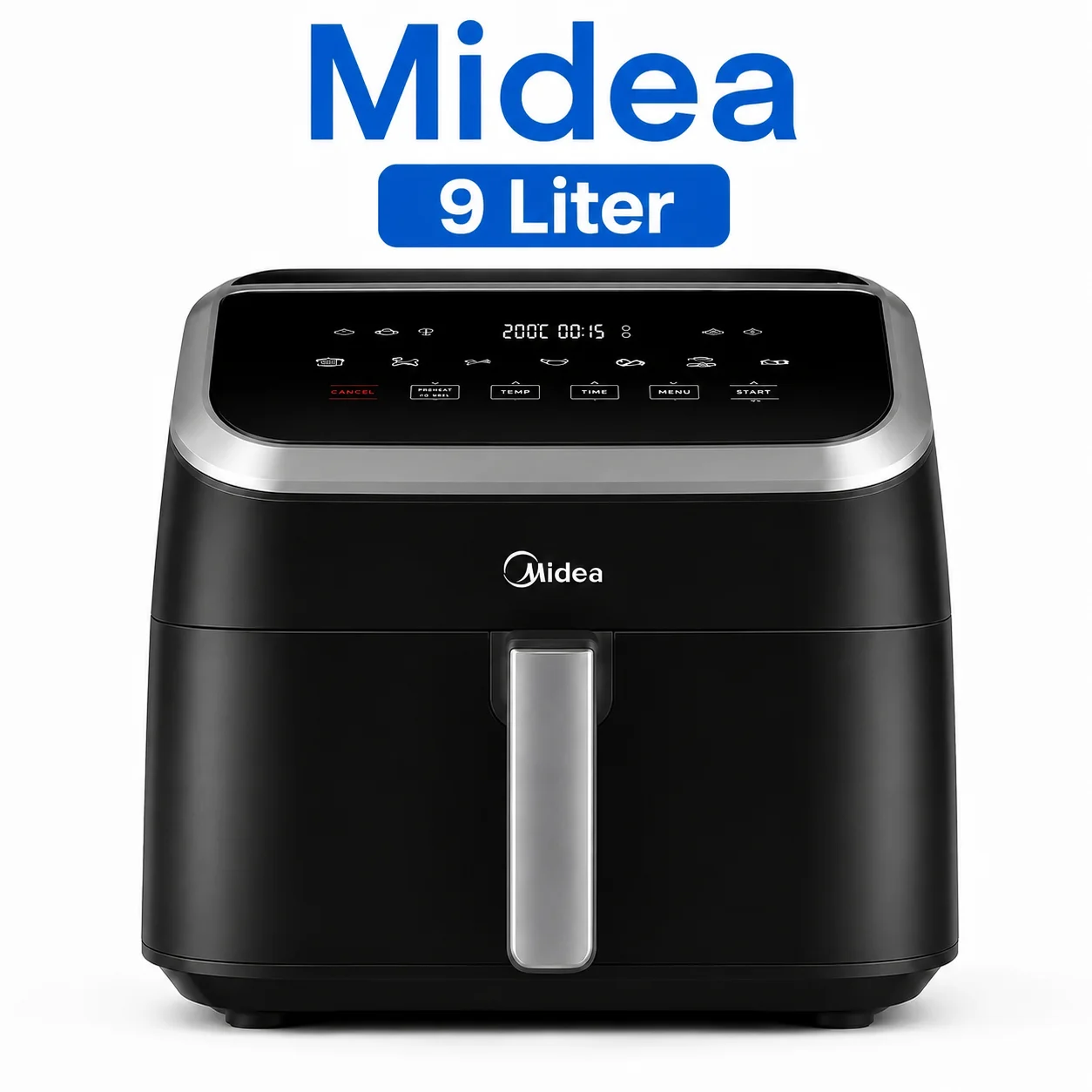 قلاية هوائية ميديا WideMax سعة 9 لتر بتحكم رقمي – MAD-900F2BPK