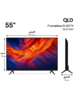 ⁦شاشة سمارت - 55 بوصة - ويب اس - LED - 4K UHD - بدون إطار - 2 ريموت كنترول -QLDT-55S4KW1⁩ - الصورة ⁦3⁩