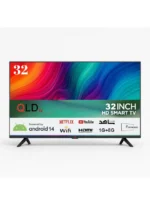 ⁦QLD تلفزيون 32 بوصة فريملس سمارت، DLED، Android 14، HD نسبة تباين، زاوية عرض واسعة – QLDT‑32S1⁩ - الصورة ⁦2⁩