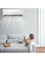 ⁦مكيف جداري - 12000 وحدة - حار / بارد - inverter - ريش ذهبية - MTC12CUT25INV⁩ - الصورة ⁦4⁩