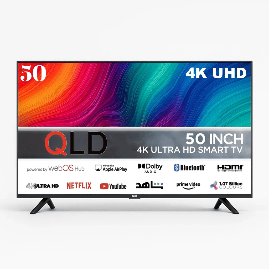 تلفزيون سمارت 50 بوصة QLD ويب اوس DLED UHD 4K - QLDT-50S4KW