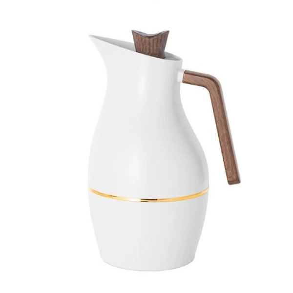 ريبون ترمس شاي و قهوة 1 لتر أبيض RE-14-002