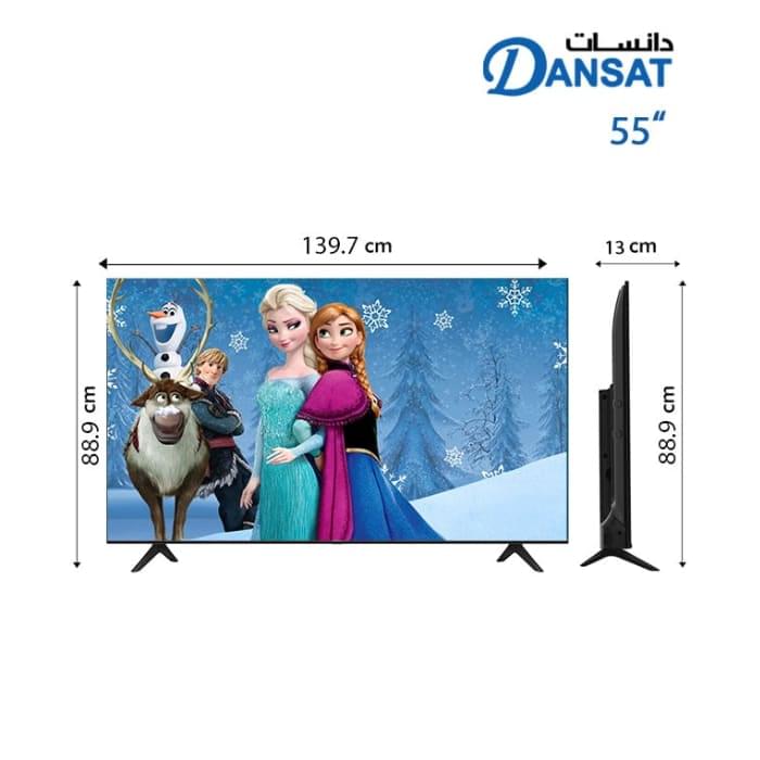 ⁦دانسات شاشه مقاس 55 بوصه 4k سمارت اندرويد DTD55BU⁩ - الصورة ⁦2⁩