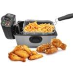 كولين قلاية عميقة 3 لتر 2000 واط مانوال اسود * سيلفر 816102004