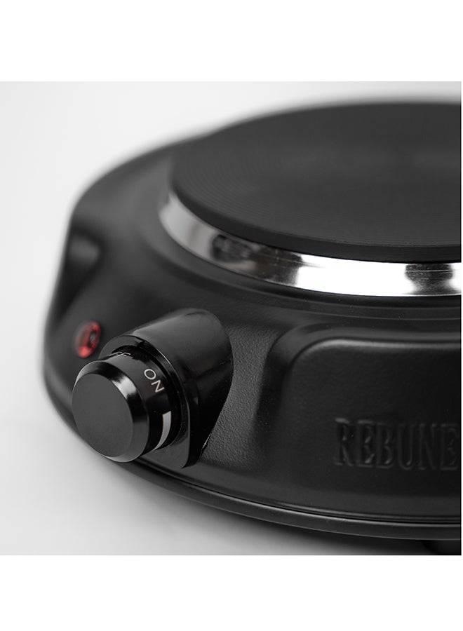 ⁦ريبون موقد كهربائي فردي قدرة 1000 واط 5 مستويات حرارة مع نظام أمان أسود RE-4-062⁩ - الصورة ⁦3⁩