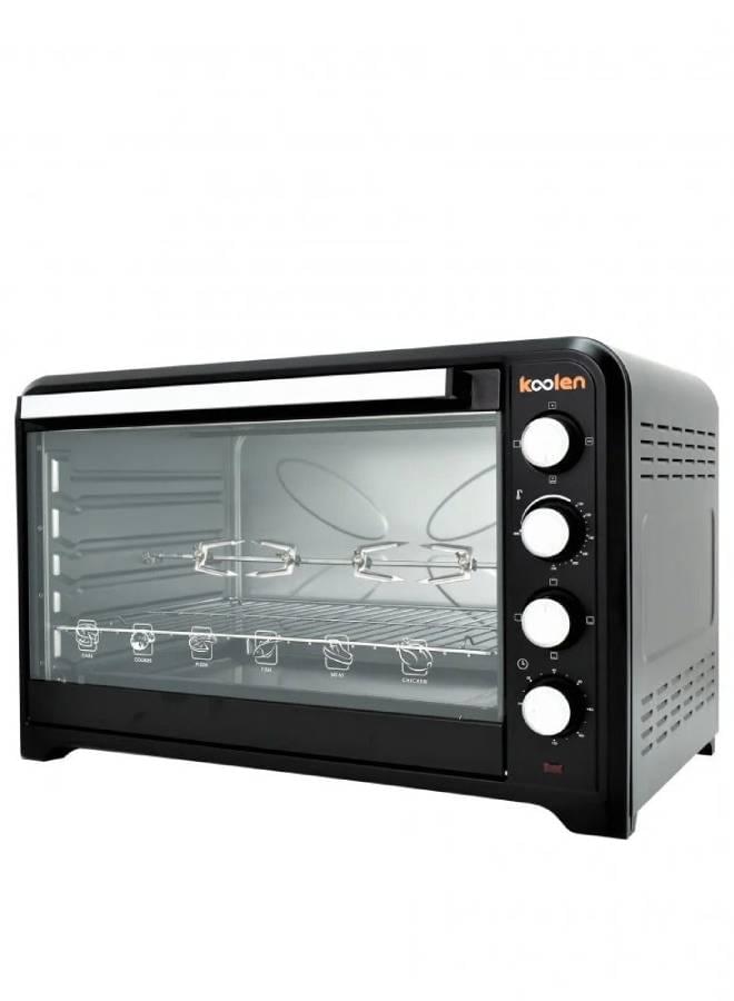 كولين فرن كهربائى 35 لتر 1500 واط مزود بشواية مانوال اسود 802104007