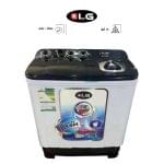 كى ال جى غسالة حوضين 10 كيلو اسود KLG-TT12B