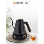 ⁦ريبون غلاية كهربائية بقاعدة الكترونية 1 لتر 1100 واط اسود RE-1-135⁩ - الصورة ⁦2⁩