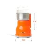 ⁦كولين مطحنة قهوة 200 واط 150 جم برتقالى 801115002⁩ - الصورة ⁦2⁩