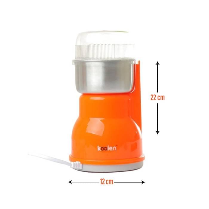 ⁦كولين مطحنة قهوة 200 واط 150 جم برتقالى 801115002⁩ - الصورة ⁦2⁩