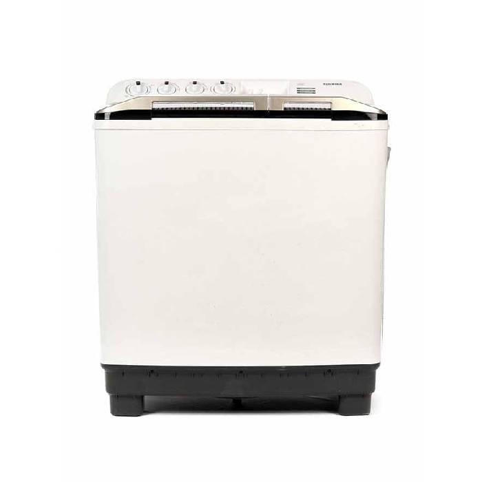 توشيبا غسالة حوضين 10 كيلو ابيض * اسود VH-K110WBB