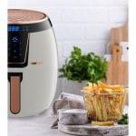 ⁦كولين قلاية هوائية 4.5 لتر 1500 واط ديجتال باللمس ابيض 816102006⁩ - الصورة ⁦4⁩