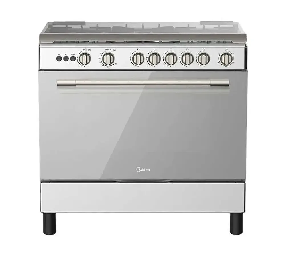 ميديا فرن غاز 5 عيون استيل 36LMG5G022