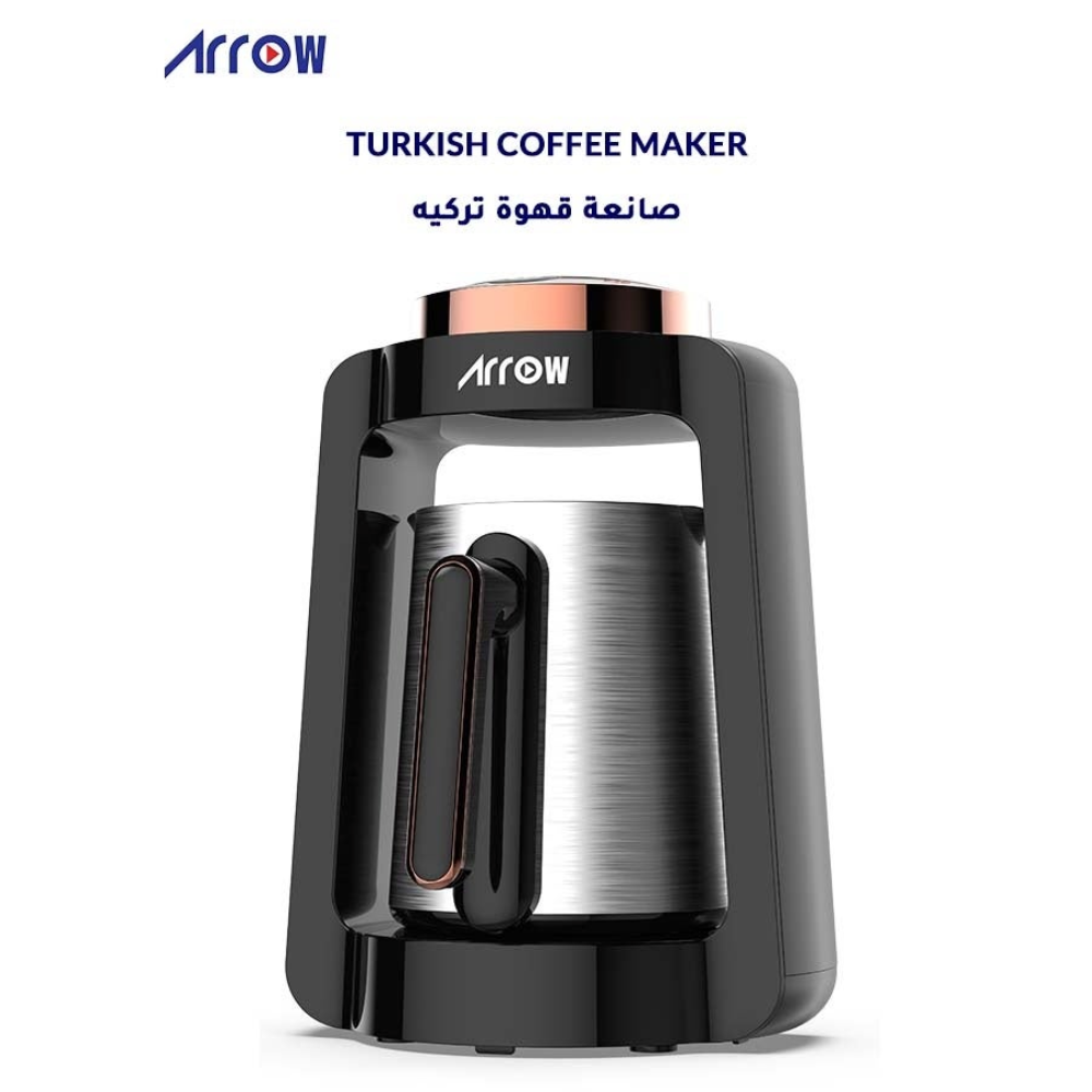 ارو محضر قهوة تركية 400 وات اسود * روز جولد RO-06TCMU